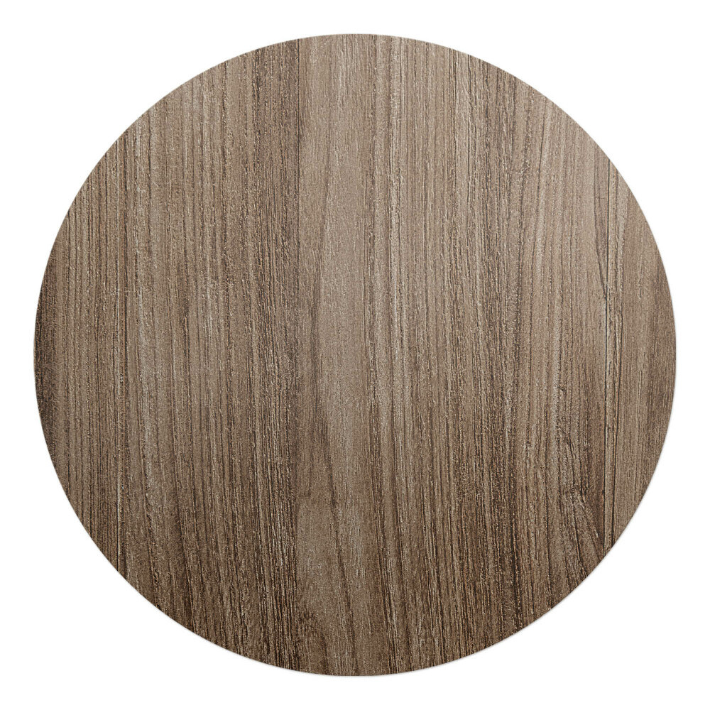 Podložka pod židli kulatá Dřevěné zrno