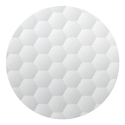 Ochranná podložka pod židli kulatá Geometrický 3D vzor