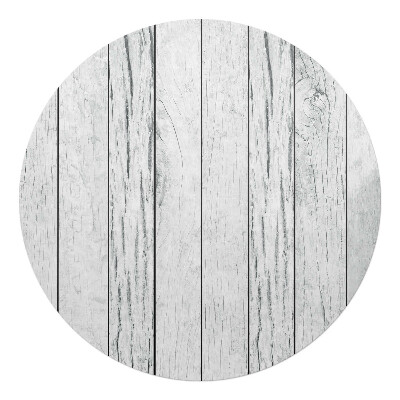 Podložka pod židli kulatá Dřevěné desky svisle