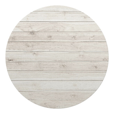 Podložka pod křeslo kulatá Lehké dřevěné desky