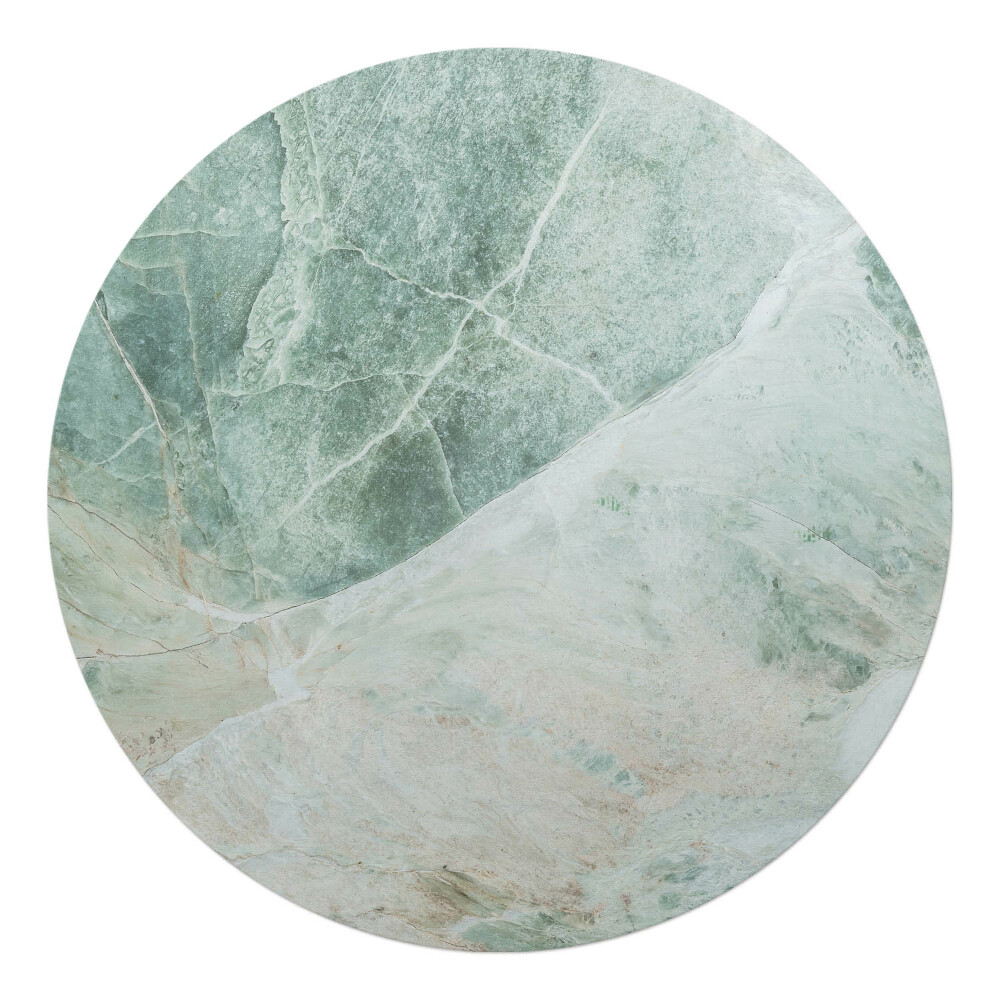 Podložka pod židli kulatá Mramorový vzor přírody