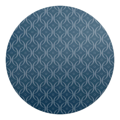 Podložka pod křeslo kulatá Geometrický vzor