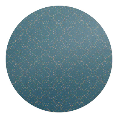 Ochranná podložka pod židli kulatá Geometrický ornament