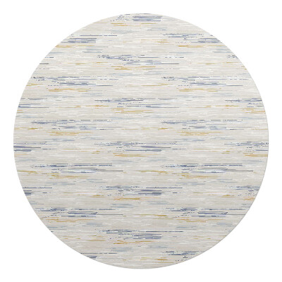 Ochranná podložka na podlahu kulatá Pastelové vodorovné čáry