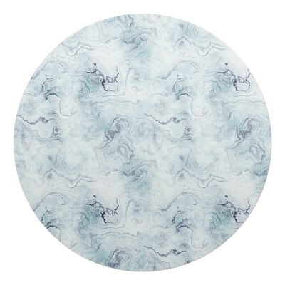 Podložka pod křeslo kulatá Mramorová abstrakce