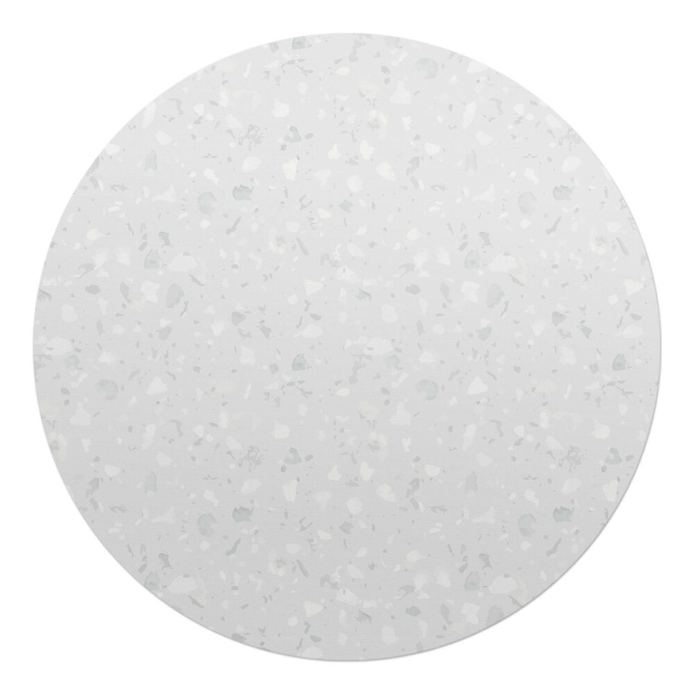 Ochranná podložka pod židli kulatá Terrazzo pastel
