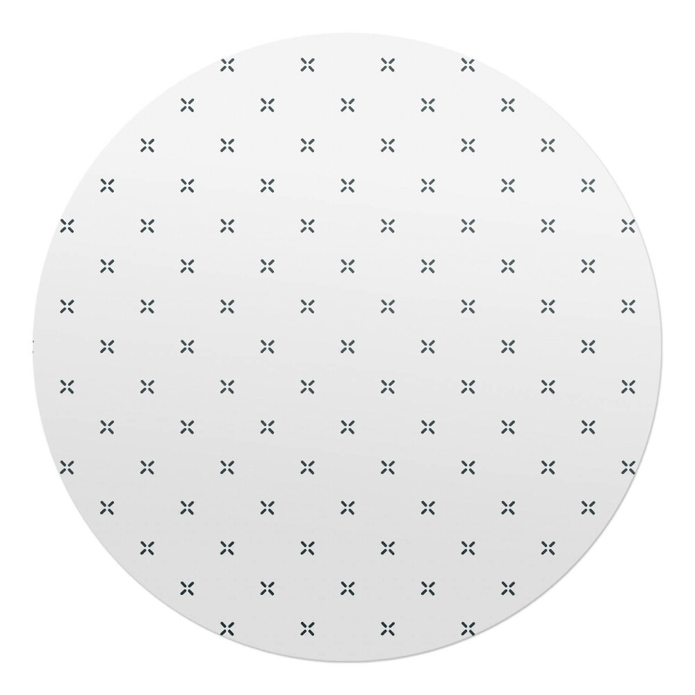 Ochranná podložka na podlahu kulatá Kostkované tečky