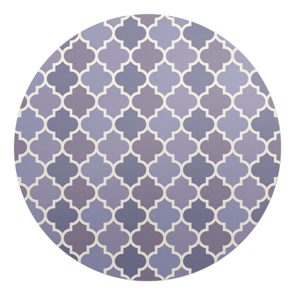 Podložka pod křeslo kulatá Marocký jetel