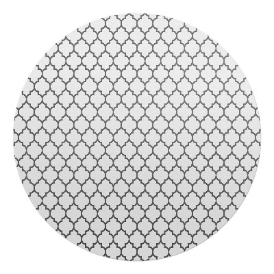 Podložka pod židli kulatá Geometrický vzor