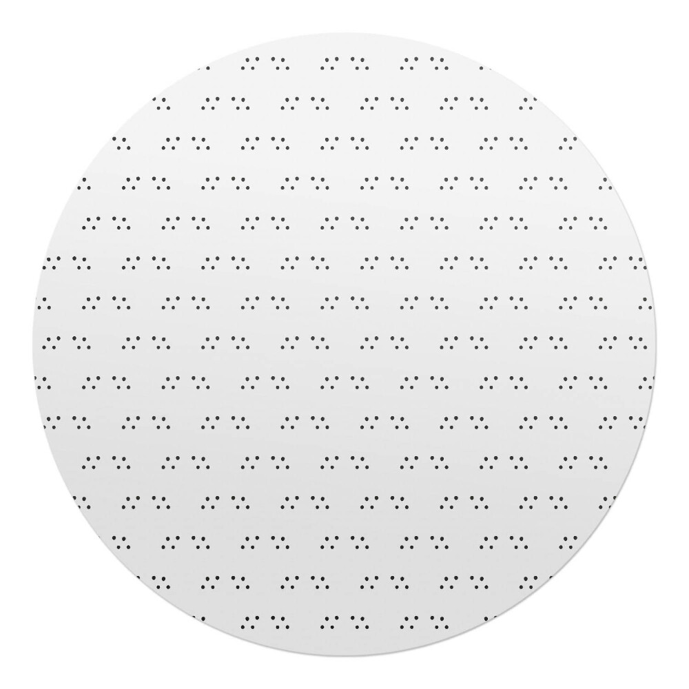 Ochranná podložka pod židli kulatá Symetrické tečky