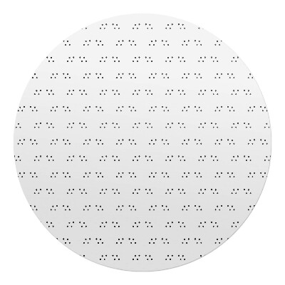 Ochranná podložka pod židli kulatá Symetrické tečky