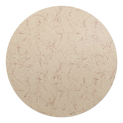 Ochranná podložka na podlahu kulatá Vlnité linie abstrakce