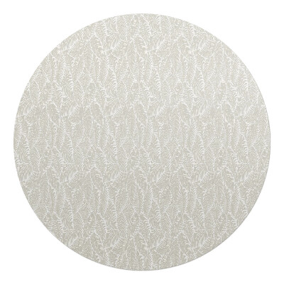 Ochranná podložka pod židli kulatá Listy v jemném vzoru