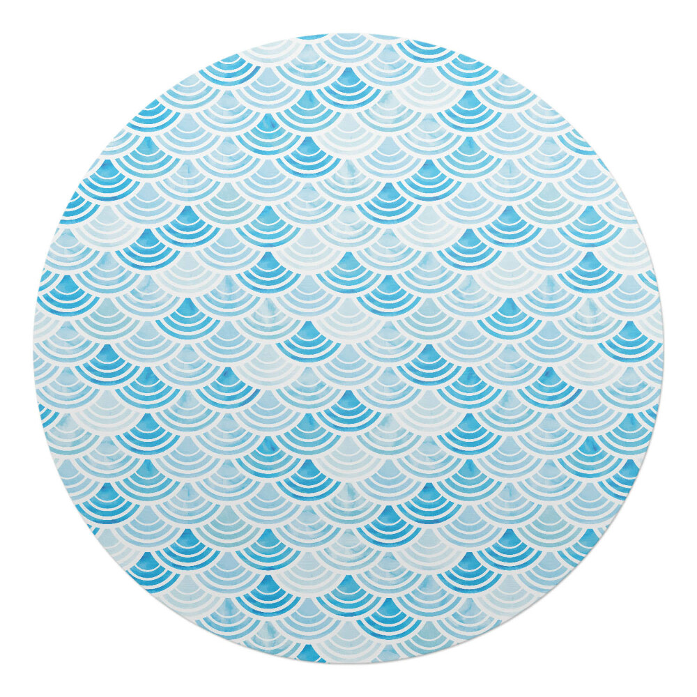 Podložka pod křeslo kulatá Skalnatá mozaika