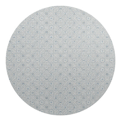 Podložka pod židli kulatá Geometrický retro vzor