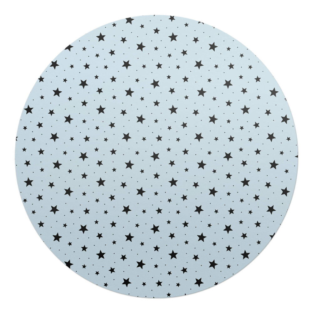 Ochranná podložka pod židli kulatá Hvězdy na pozadí