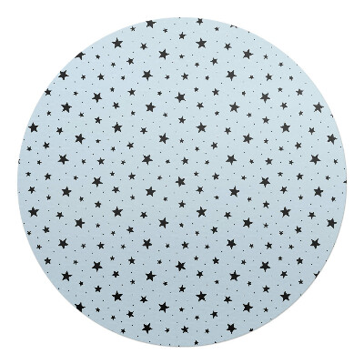 Ochranná podložka pod židli kulatá Hvězdy na pozadí