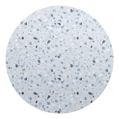 Ochranná podložka na podlahu kulatá Terazzová mozaika