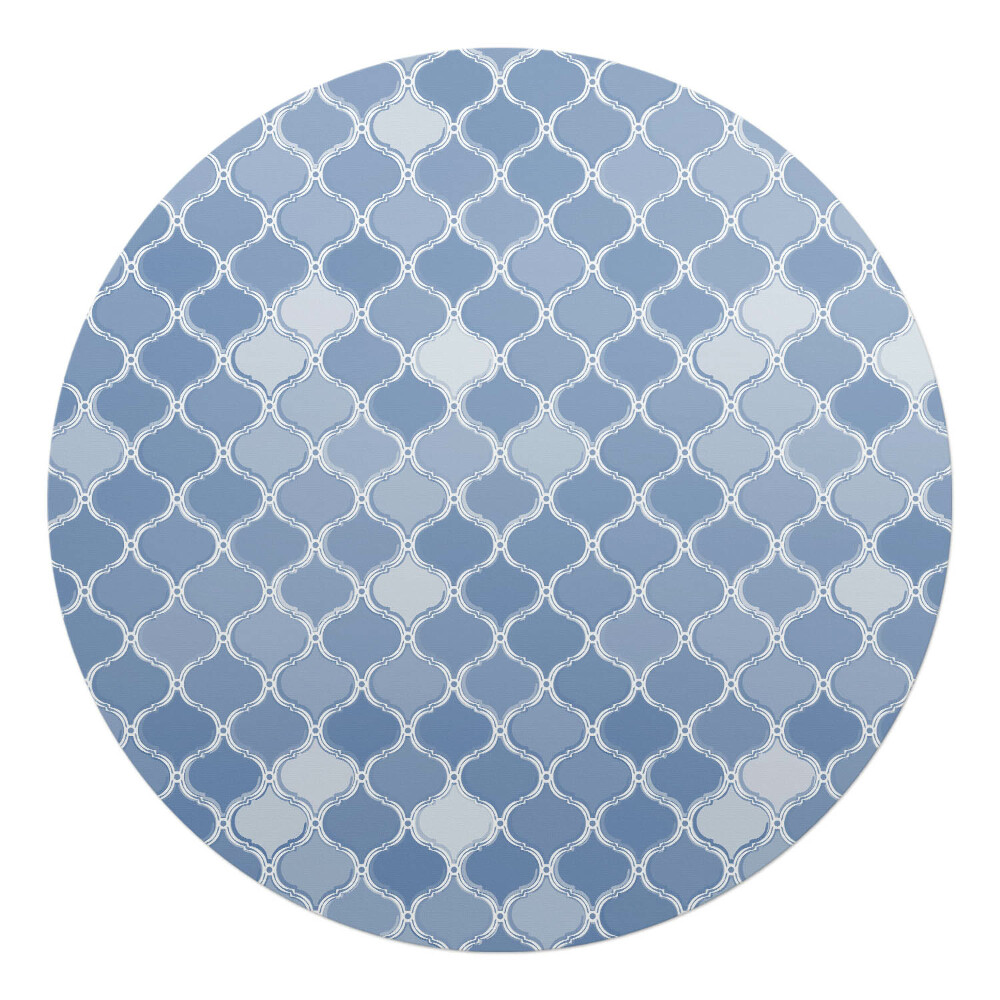 Podložka pod křeslo kulatá Geometrický vzor