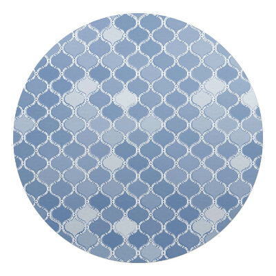 Podložka pod křeslo kulatá Geometrický vzor