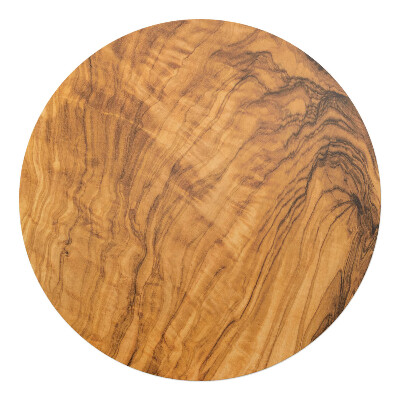 Ochranná podložka na podlahu kulatá Dřevěné zrno