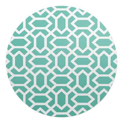 Podložka pod židli kulatá Geometrický vzor