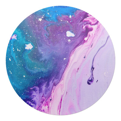 Ochranná podložka pod židli kulatá Abstraktní vlna