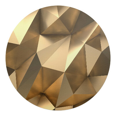 Ochranná podložka na podlahu kulatá 3D geometrické tvary