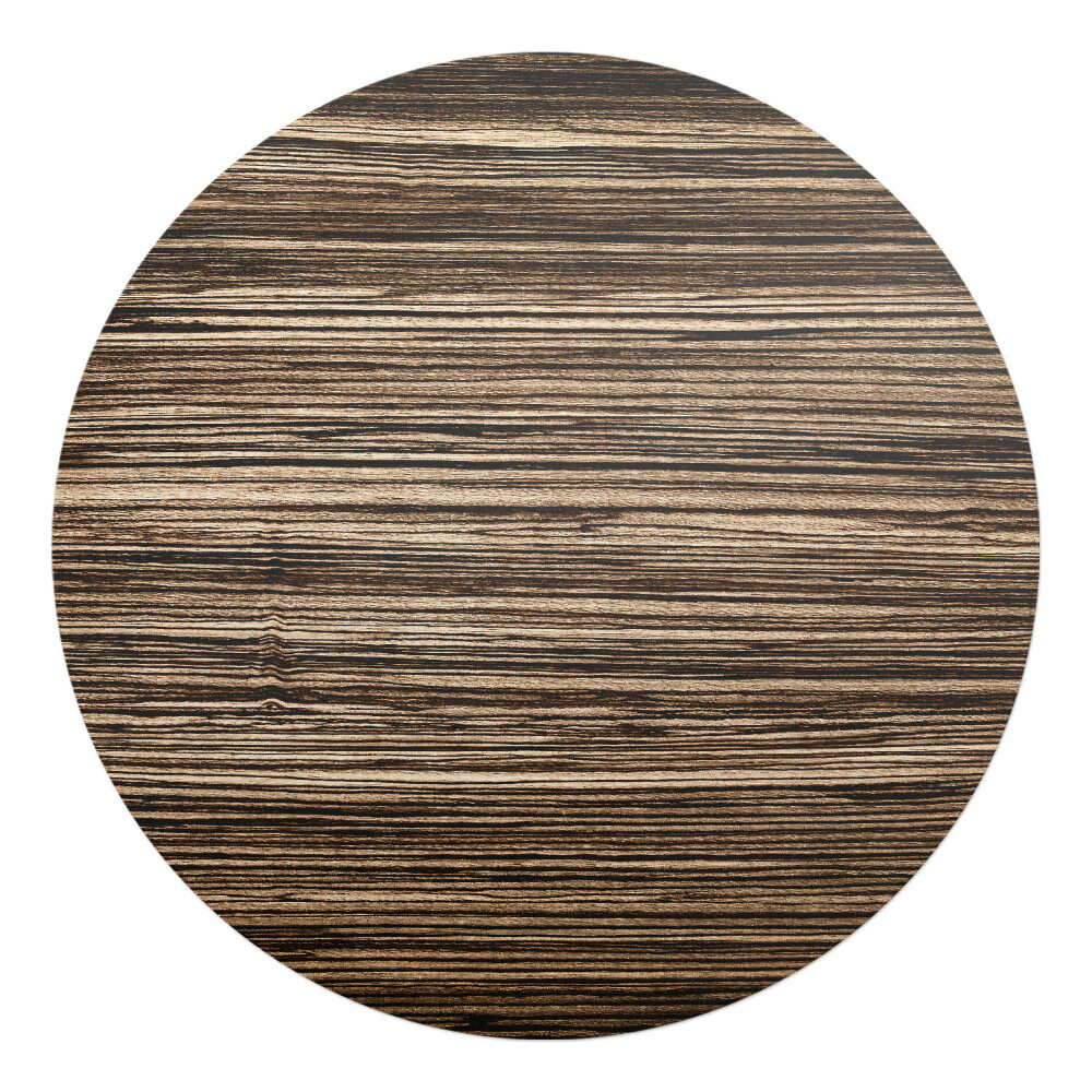 Podložka pod křeslo kulatá Dřevěné zrno