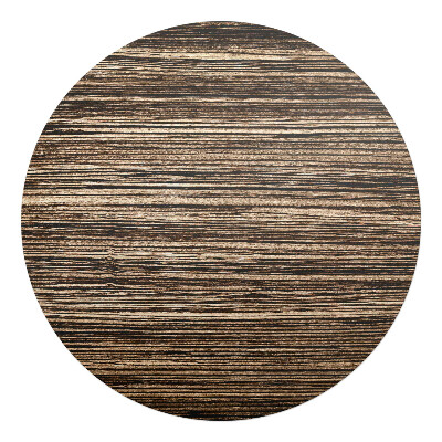 Podložka pod křeslo kulatá Dřevěné zrno