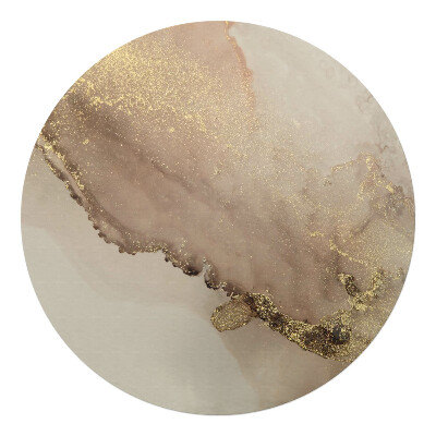 Ochranná podložka pod židli kulatá Jemné abstrakce