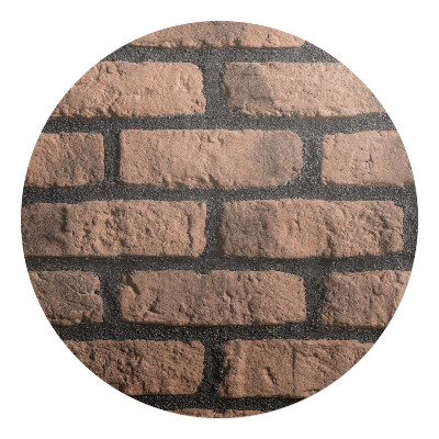 Podložka pod křeslo kulatá Cihlová zeď