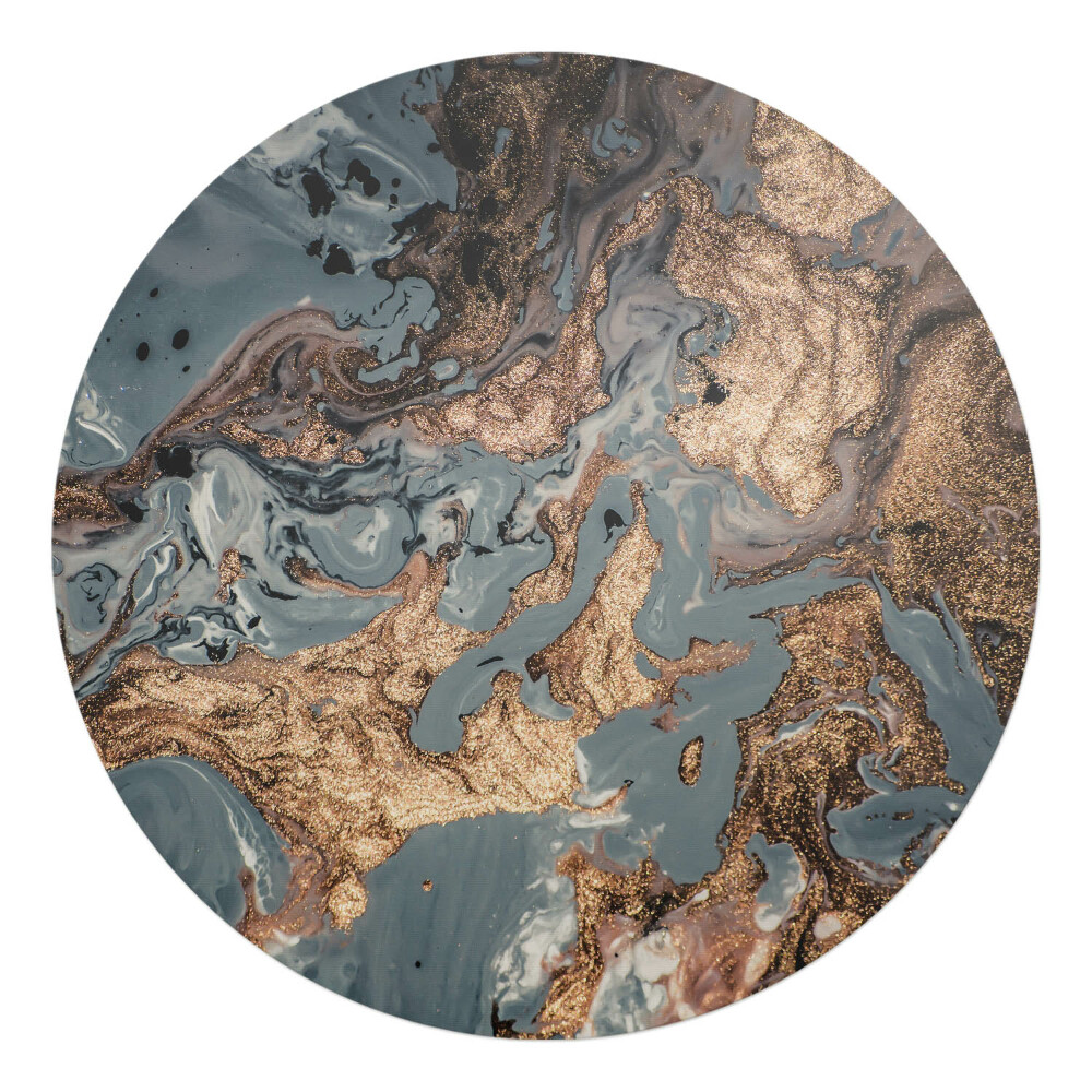 Ochranná podložka pod židli kulatá Abstraktní vír