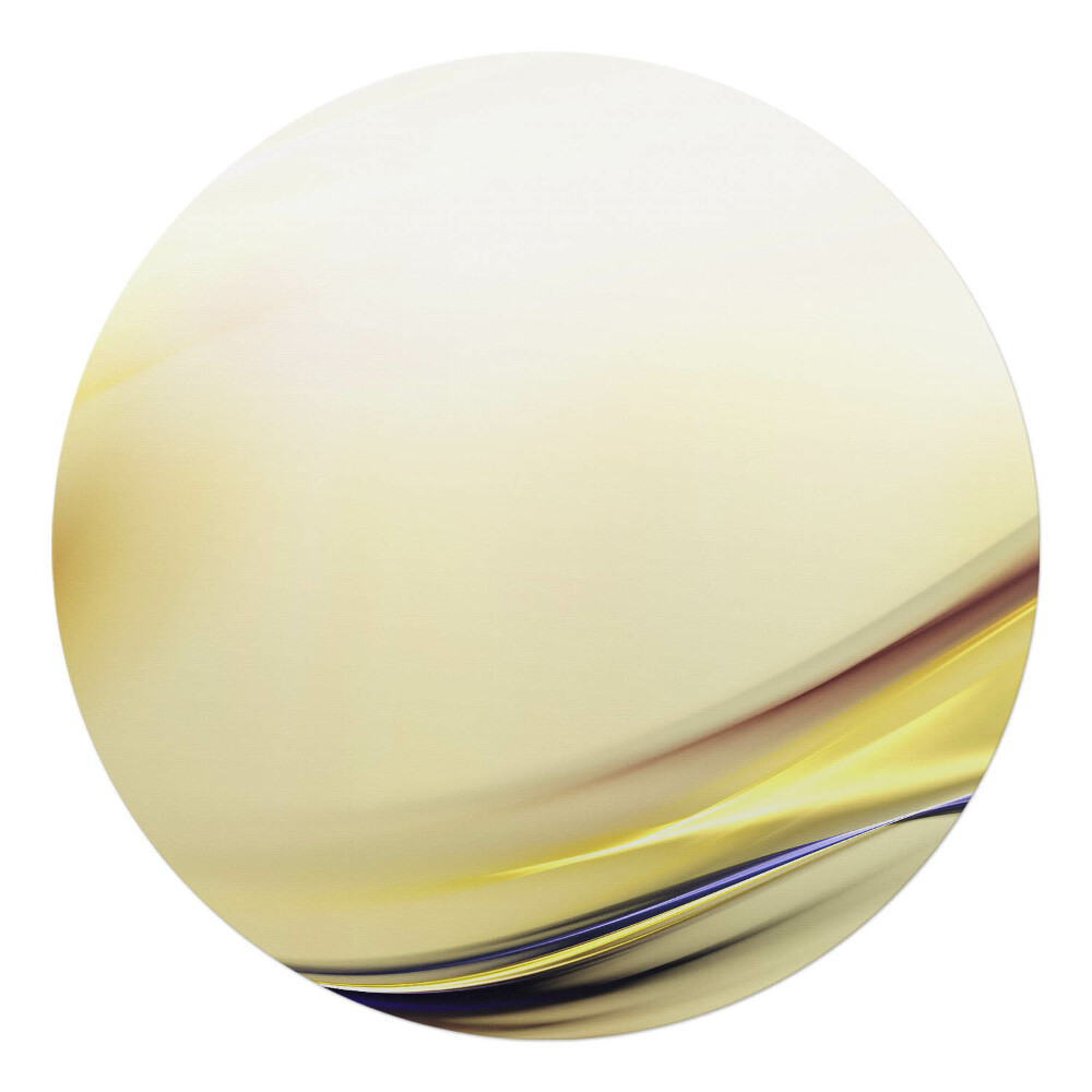 Podložka pod křeslo kulatá Jemné linie abstrakce