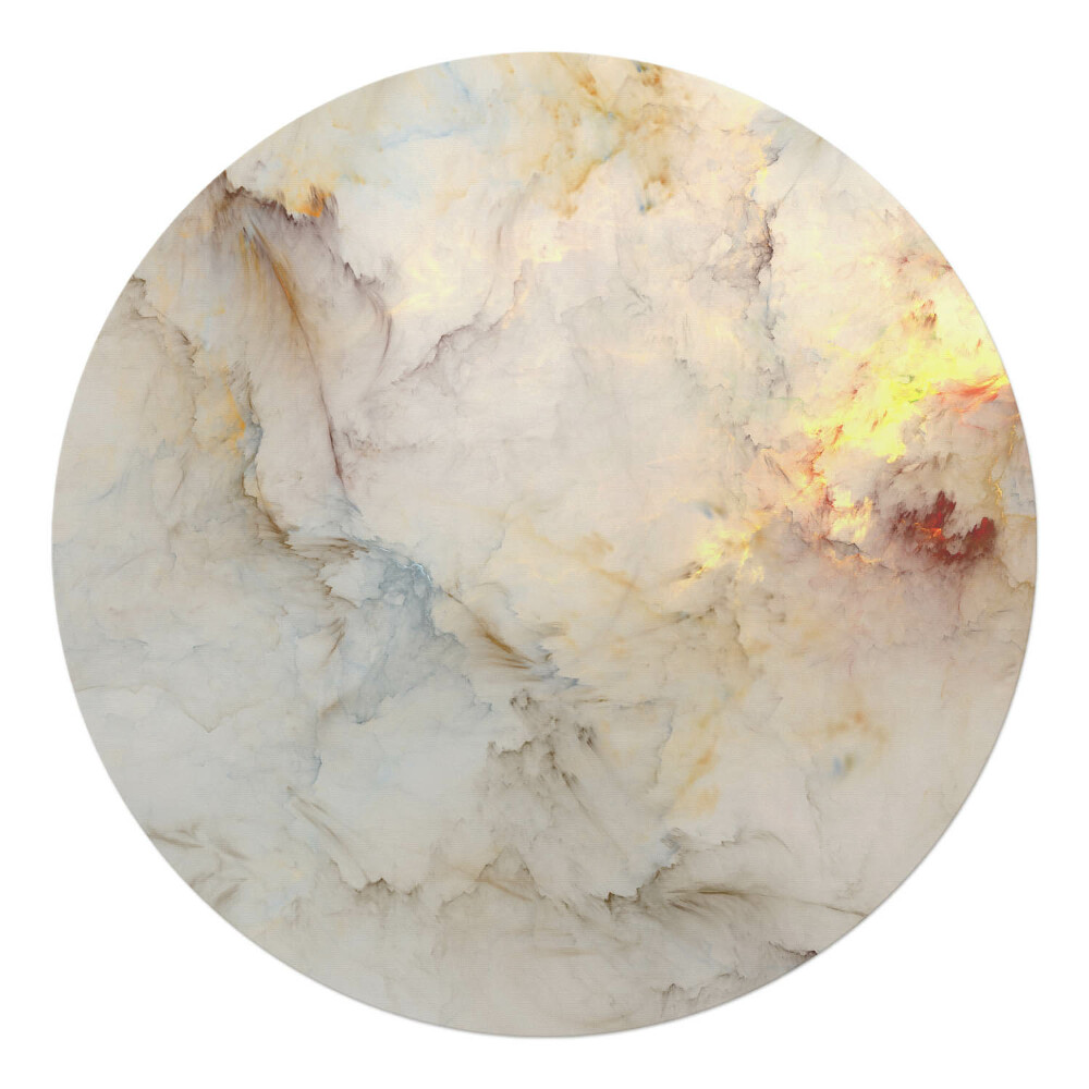 Ochranná podložka pod židli kulatá Abstraktní mrak