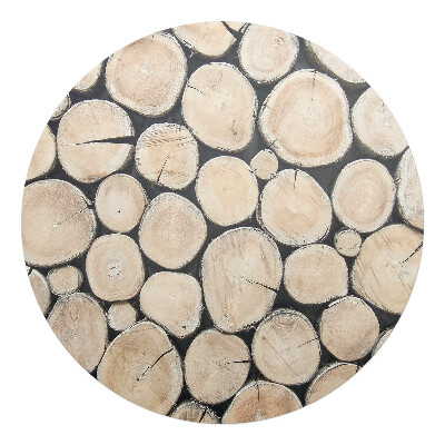 Podložka pod židli kulatá Dřevěné disky