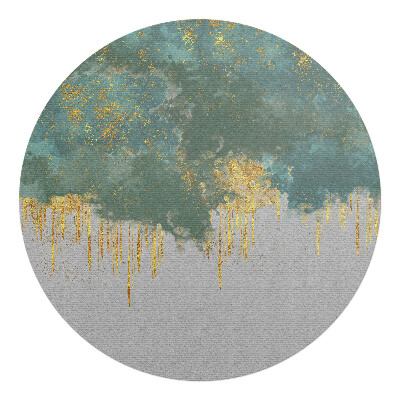 Ochranná podložka na podlahu kulatá Abstraktní pruhy