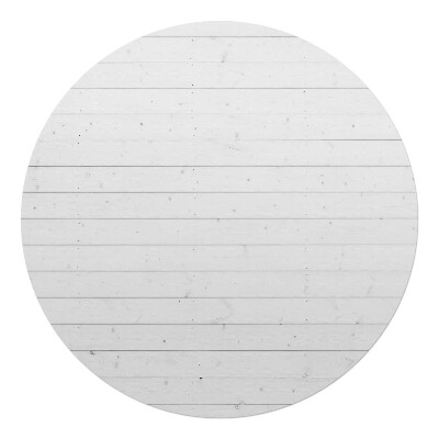 Ochranná podložka pod židli kulatá Dřevěné desky