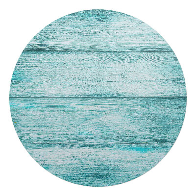 Podložka pod křeslo kulatá Pastelové dřevěné desky