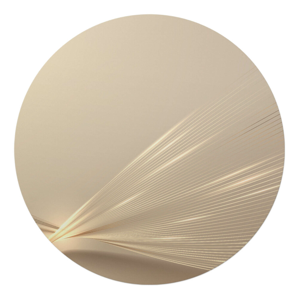 Ochranná podložka na podlahu kulatá Abstraktní linie