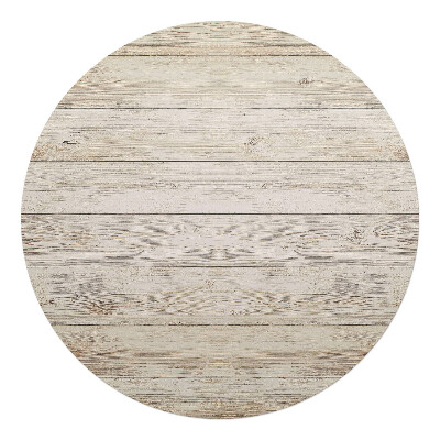 Podložka pod křeslo kulatá Dřevěná textura