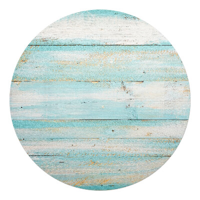 Ochranná podložka pod židli kulatá Pastelové dřevo