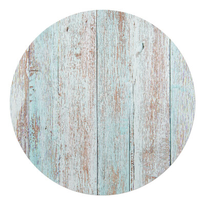 Podložka pod křeslo kulatá Vintage dřevěná textura