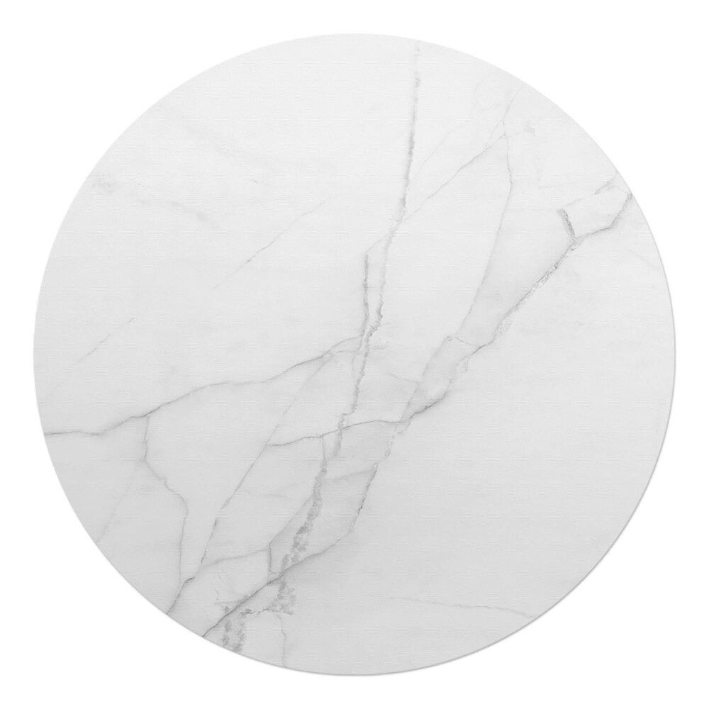Ochranná podložka na podlahu kulatá Mramorové žíly