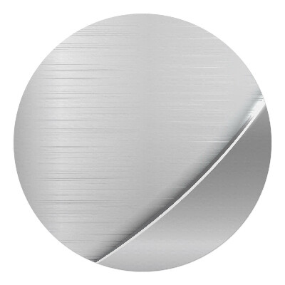 Podložka pod židli kulatá Kovová textura