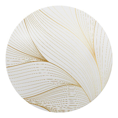 Podložka pod židli kulatá Elegantní linie