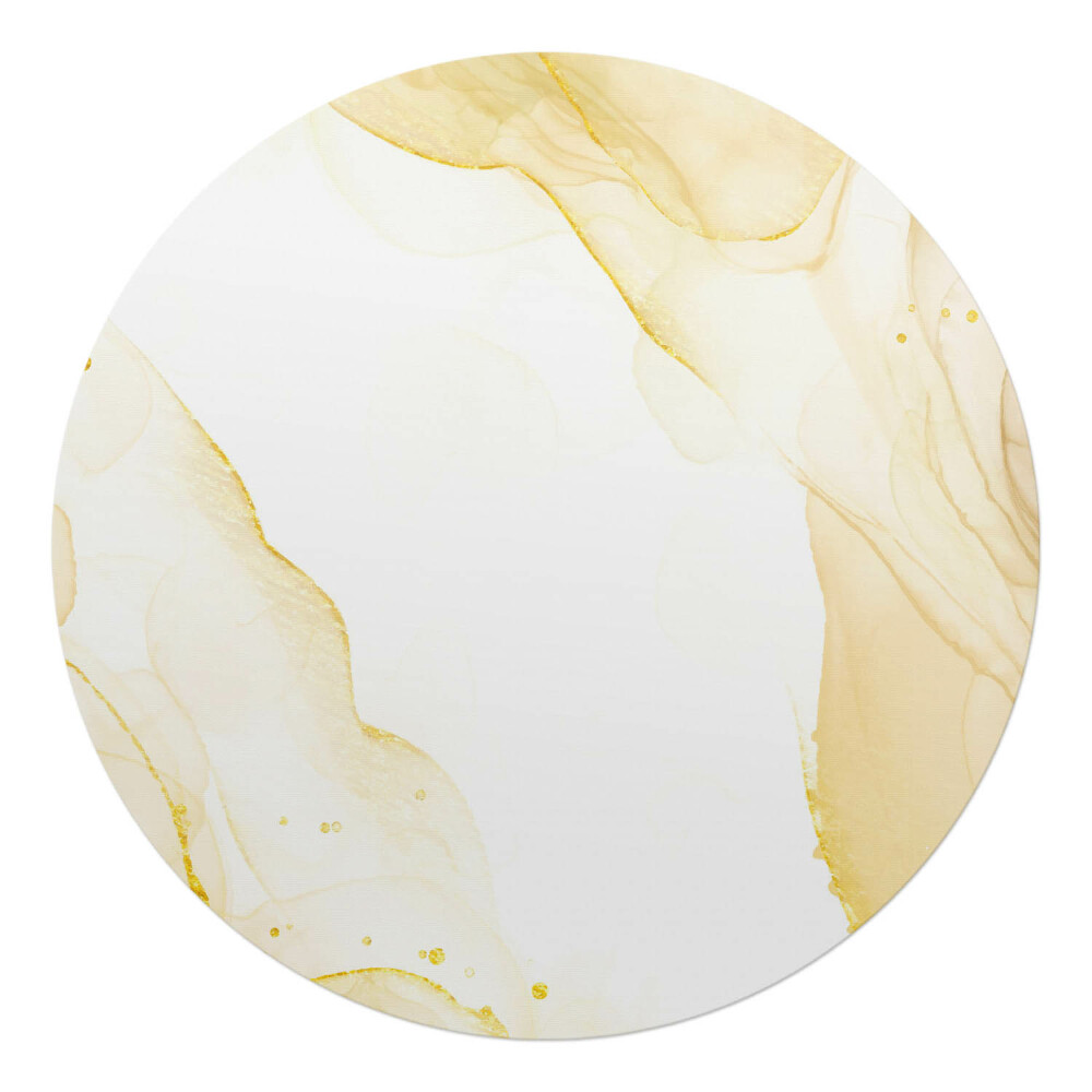 Podložka pod židli kulatá Vlny éterických tekutin