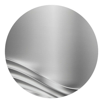 Ochranná podložka pod židli kulatá Metalické vlny