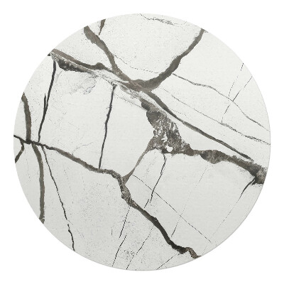 Ochranná podložka na podlahu kulatá Mramorové praskliny