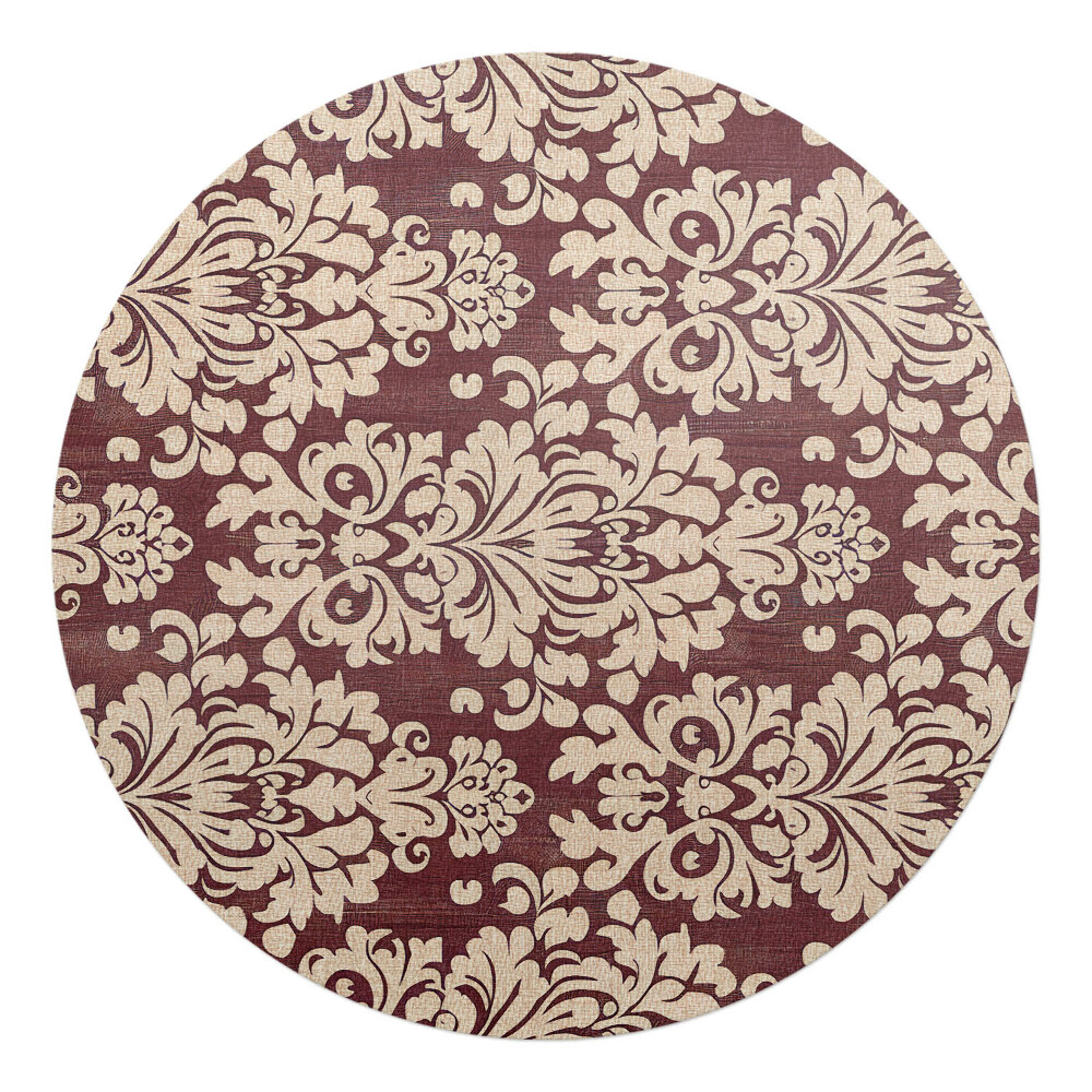 Podložka pod křeslo kulatá Klasická ozdoba